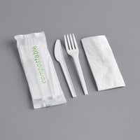 EcoChoice 5" x 5" x 3" Compostable Sugarcane Bagasse Take-Out Container Case