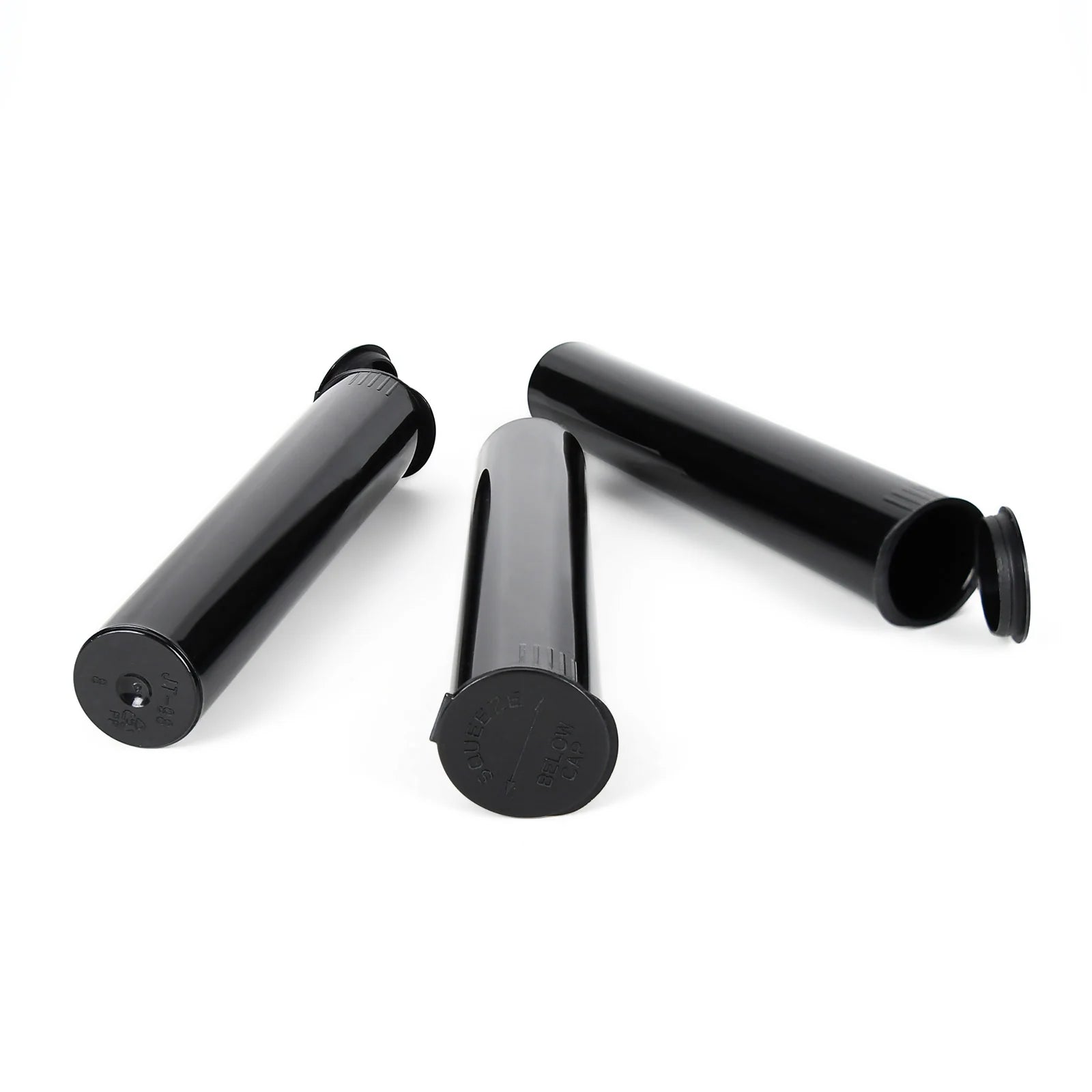 98mm Pop Top Tube Black (600 Count)