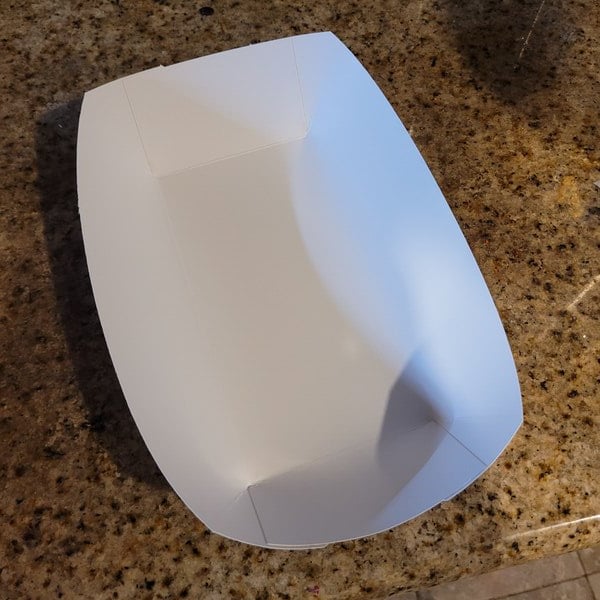 Versatile 6 oz. Red Plaid Paper Food Trays - Perfect for Snacks and Sides
