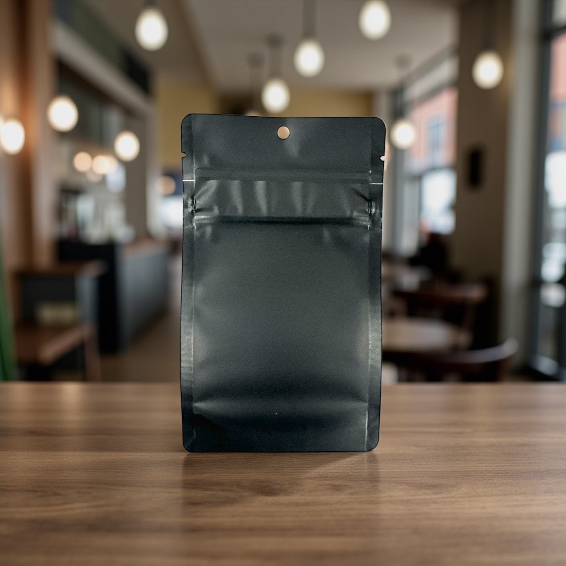 1/8 Ounce Matte Black & Matte Black Mylar Bags - (100 qty.)
