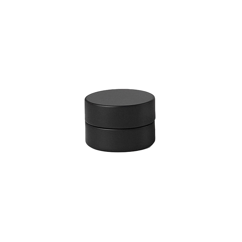 5 mL Round Black Glass Concentrate Jar w/Black Child-Resistant Lid (250 Count Box)