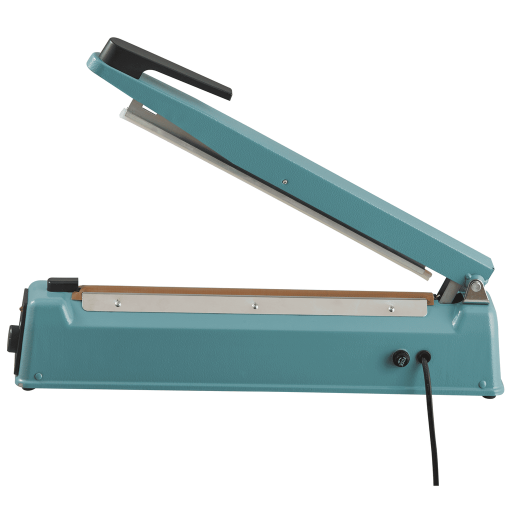 VEVOR 12 inch impulse sealer with adjustable heating mode and portable design for sealing plastic bags.