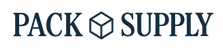Logo of Pack Supply featuring the brand name and a stylized box icon symbolizing packaging services.